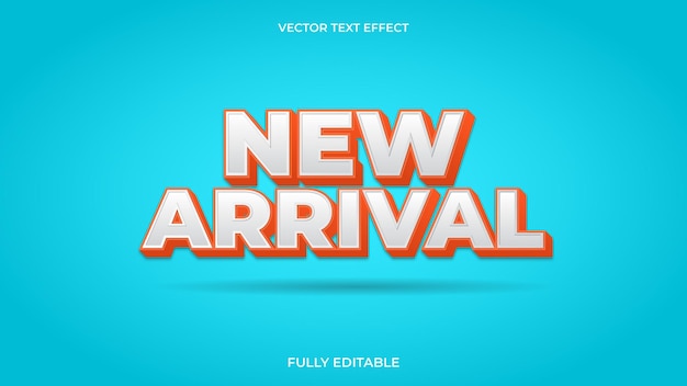 NEW ARRIVAL TEXT EFFECT FULLY EDITABLE