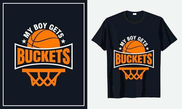 Vector new basketball day t-shirt design