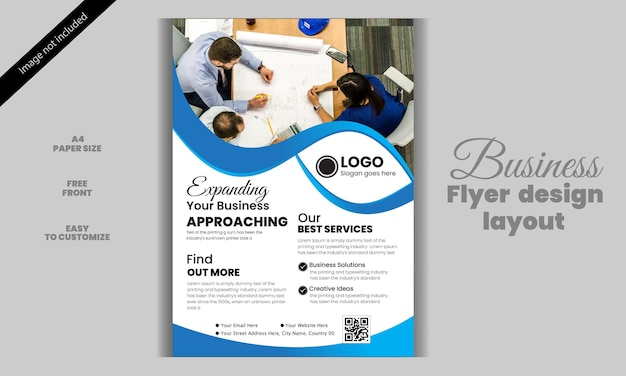 New brochure design template