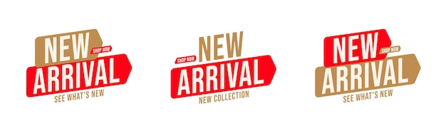 new collection arrival badge 