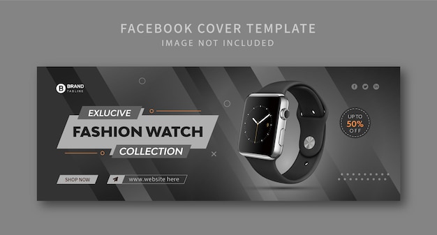 New exclusive watch collection promotion social media banner post template