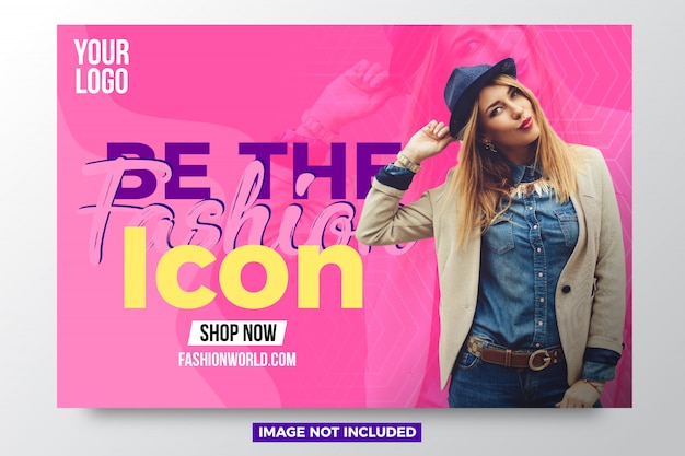 New fashion sale banner design template