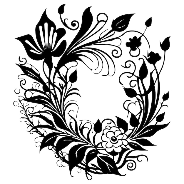 new floral illustration vector