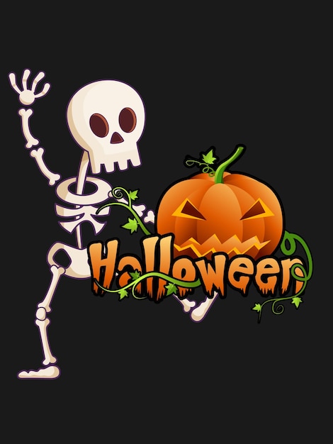 New Halloween t shirt design vector graphic for black tshirt