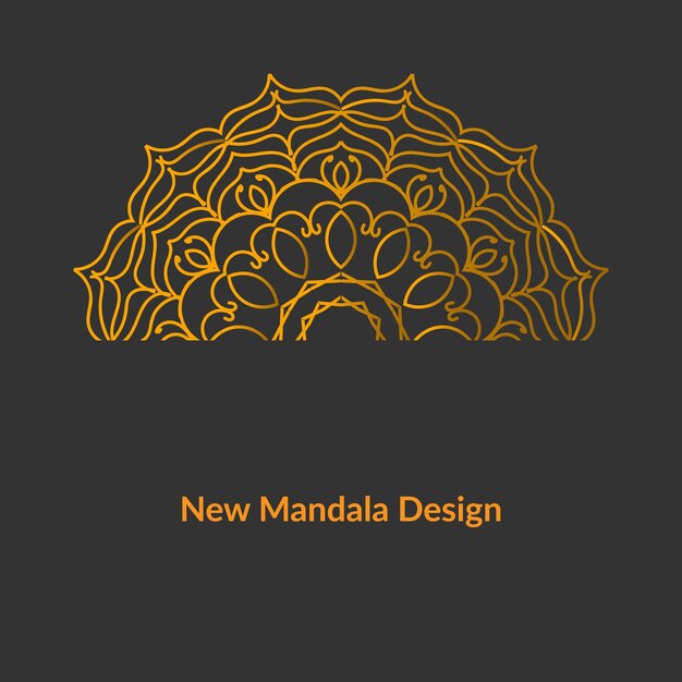 Vector new mandala design