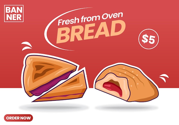 New oven toast and sandwich discount banner