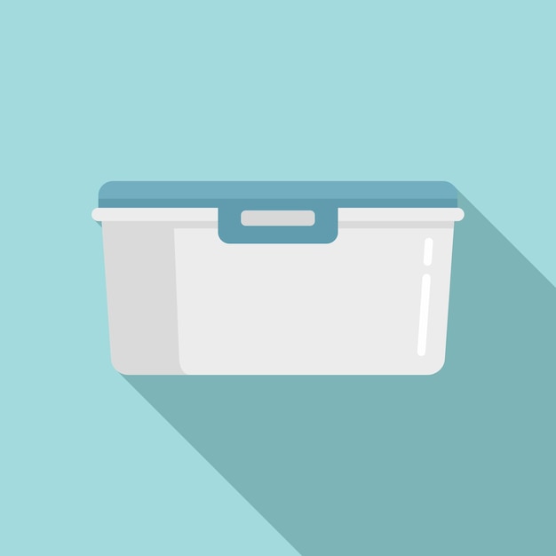 New plastic box icon Flat illustration of New plastic box vector icon for web design