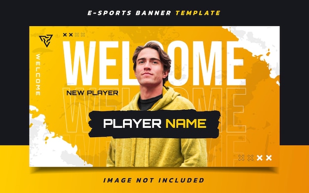 New Player Esports Gaming Banner Template for Social Media