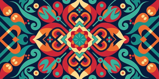 New Random Pattern Border Illustration