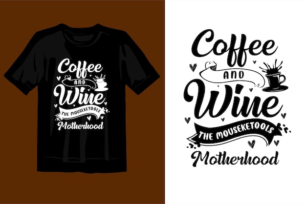 new typography amazing funny premium coffee t-shirt design,