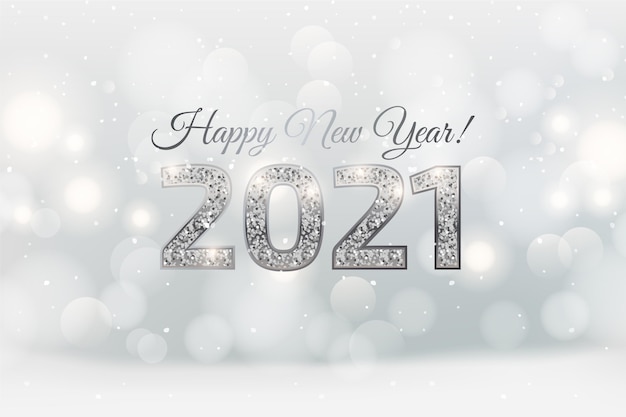 New year 2021 background