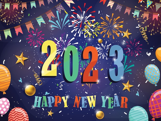 new year 2023 background