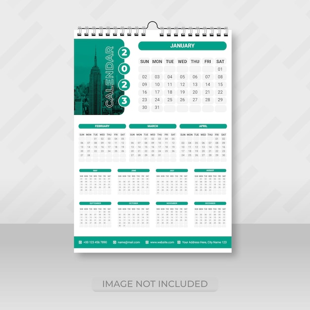 New Year 2023 Calendar Design