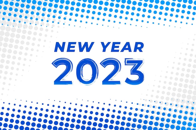 New Year 2023 Vector Design