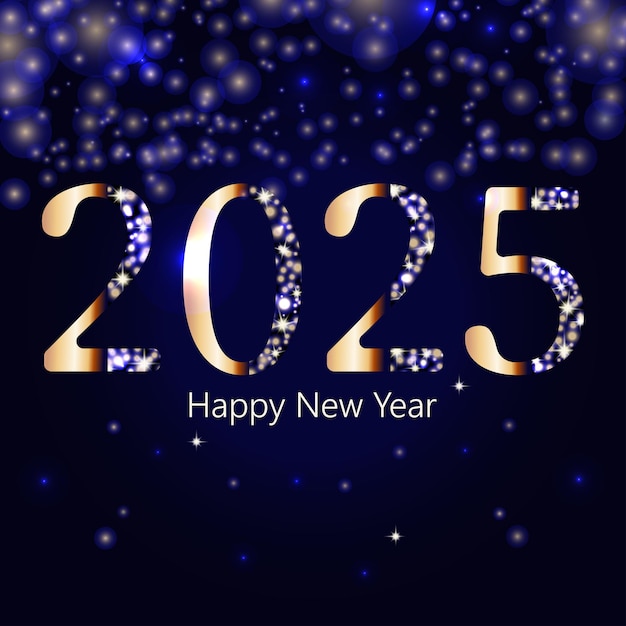 Vector new year 2025