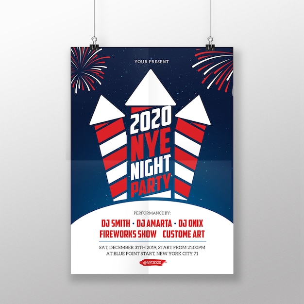 New Year poster