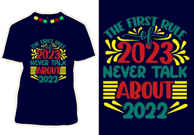 New Year Quotes T-shirt Design