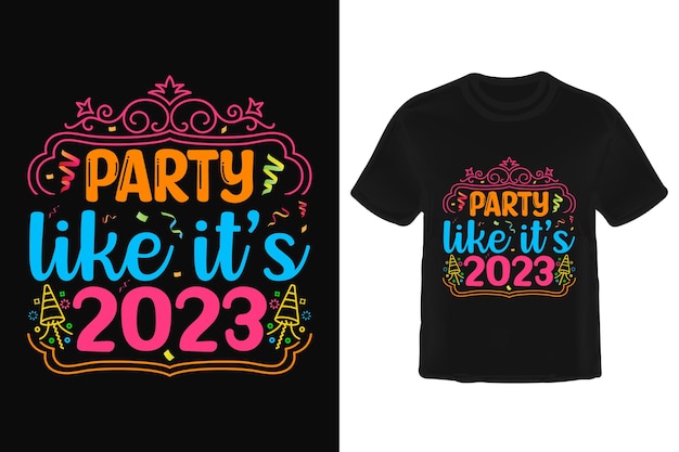 New Year T-shirt Design 2023