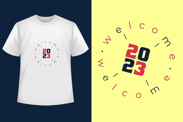 New Year T shirt Design, Happy new year 2023