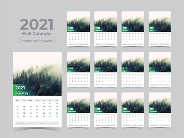 New Year Wall Calendar