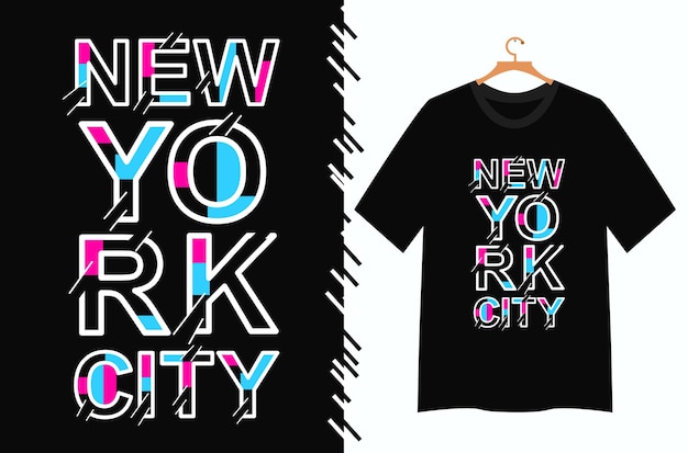 New york city illustration for t shirt design