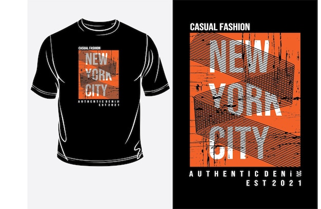 New York City Typography Kids T Shirt Design Vector illustration By Design For You