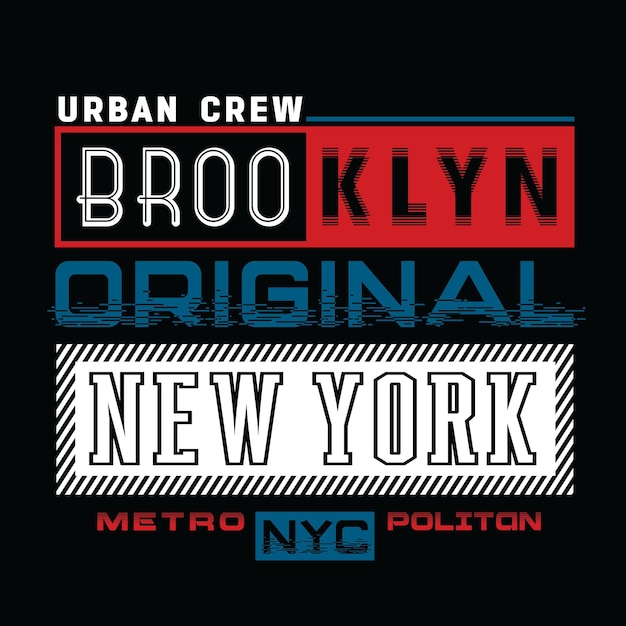 New york city typography slogan for vintage vector art t-shirt print illustration