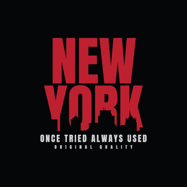 New york t-shirt and apparel design