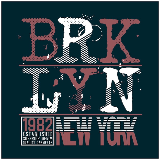 New york typography for print perfect for t-shirts design clothing hoodies etc