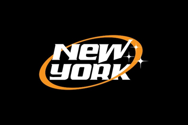 New york typography text Clothing Streetwear Design Vector Files