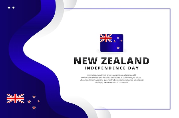 New Zealand Independence Day Background For Greeting Moment