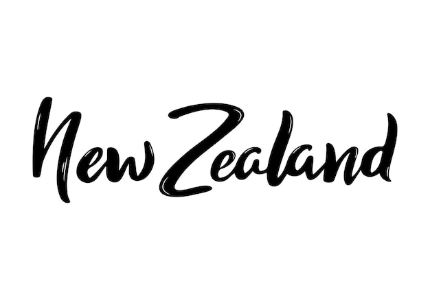 New Zealand Lettering