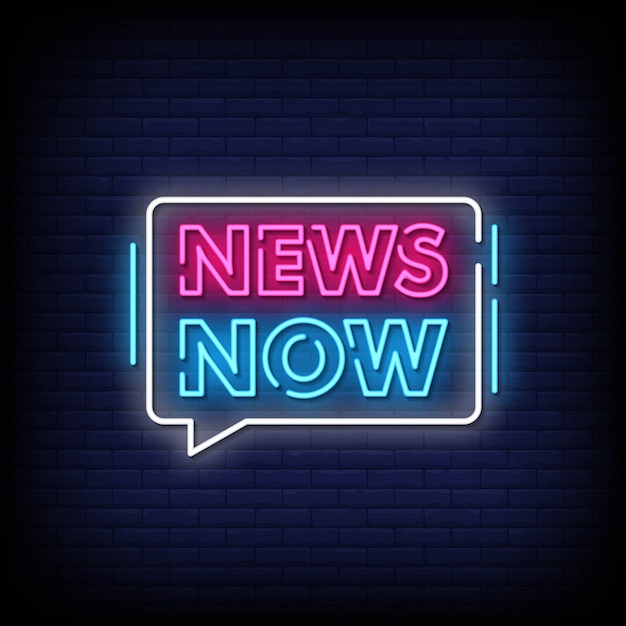 News Now Neon Signs