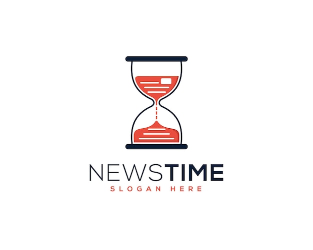 News Time Logo Design for Brand