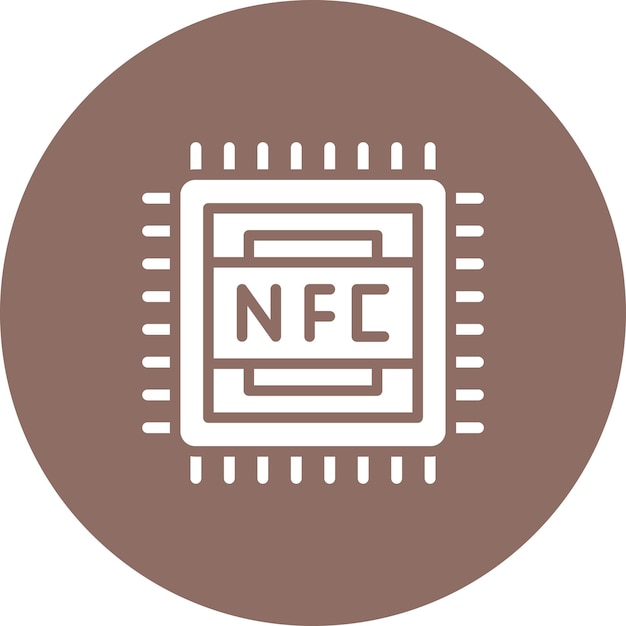 Nfc vector icon illustration of Smart City iconset