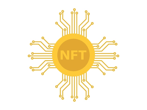 NFT concept . Vector Illustration