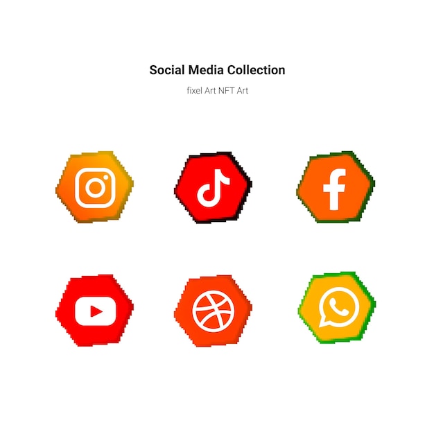 NFT social media logo or icon