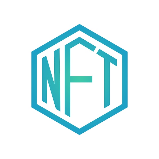 NFT symbol non fungible token vector icon