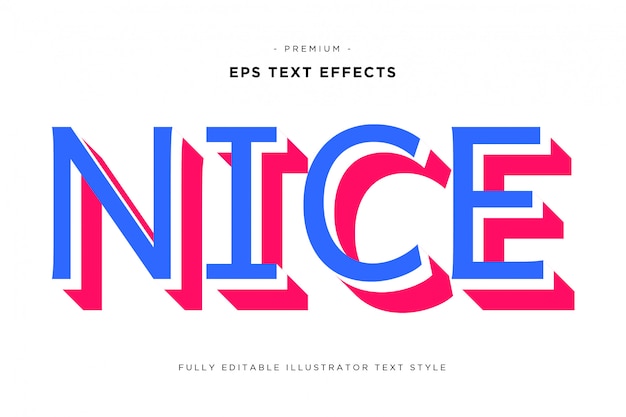 Nice 3d text effect 