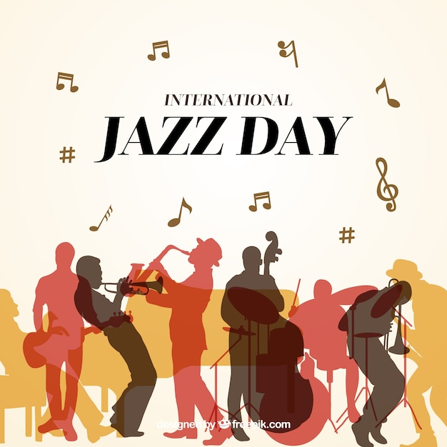 Nice background for the international jazz day