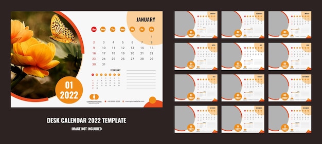 nice desk calendar or planner 2022