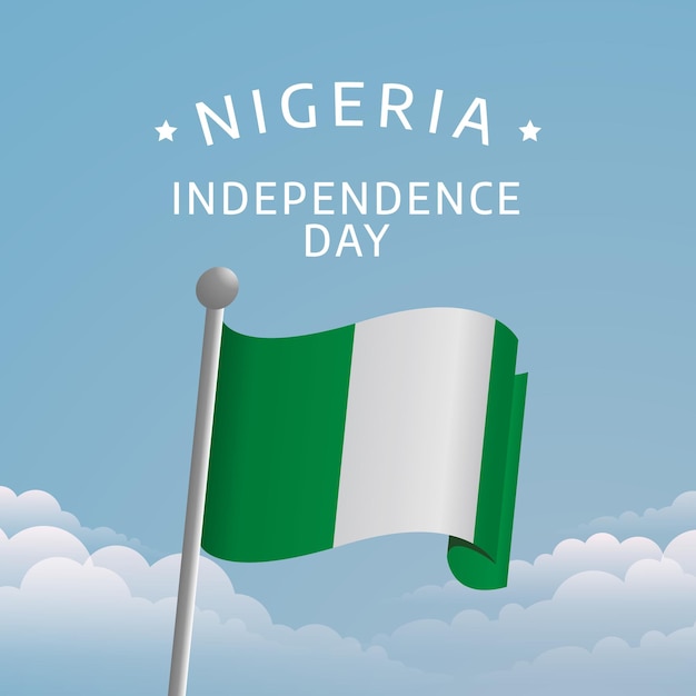 nigeria independence day design template