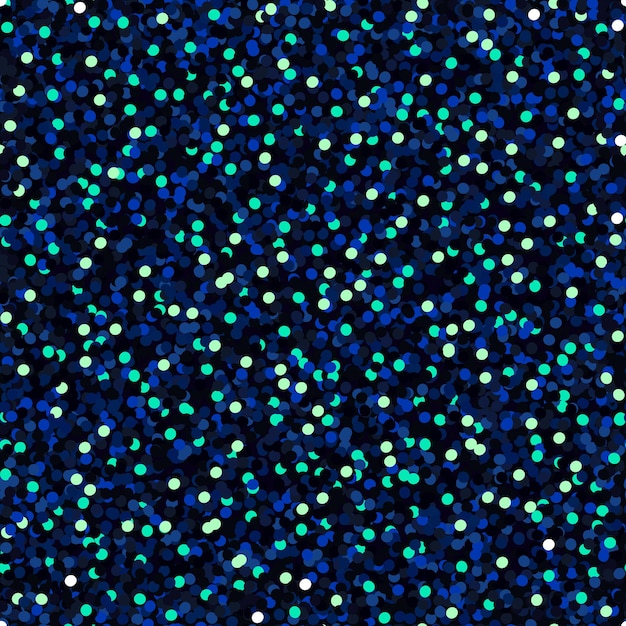 night blue glitter seamless pattern