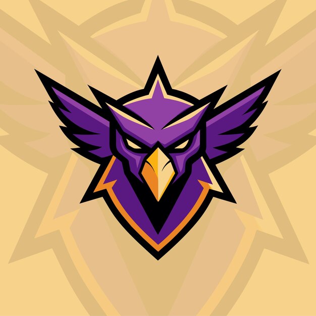 Vector night hawk logo