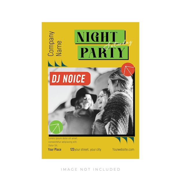 Night Party Flyer Template