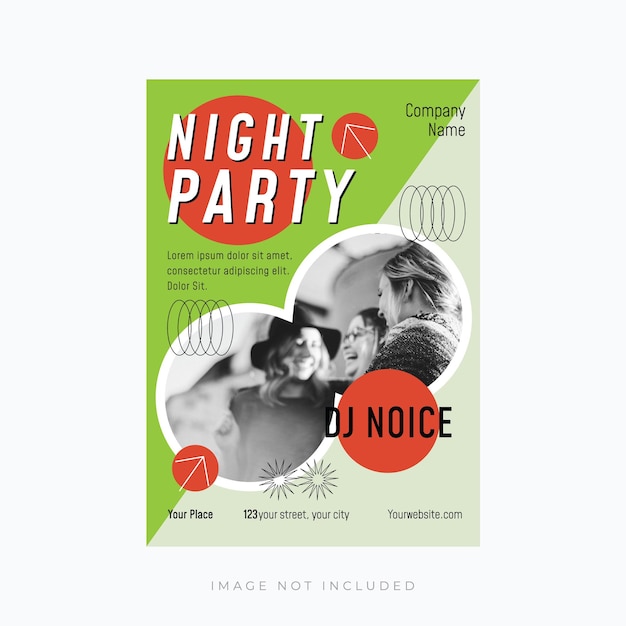 Night Party Flyer Template