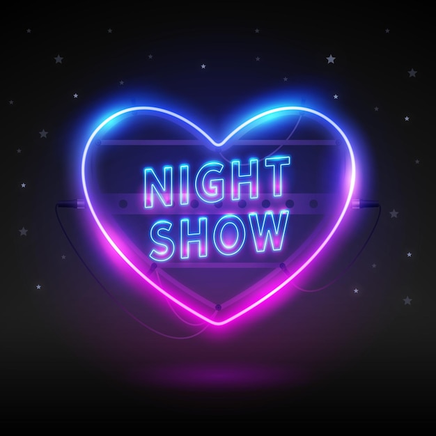 Night Show Neon Signboard