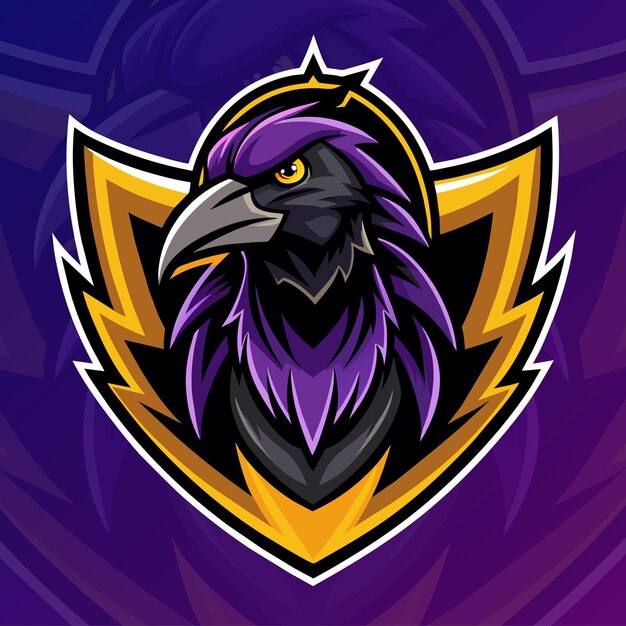 Vector nighthawk mascot logo vector