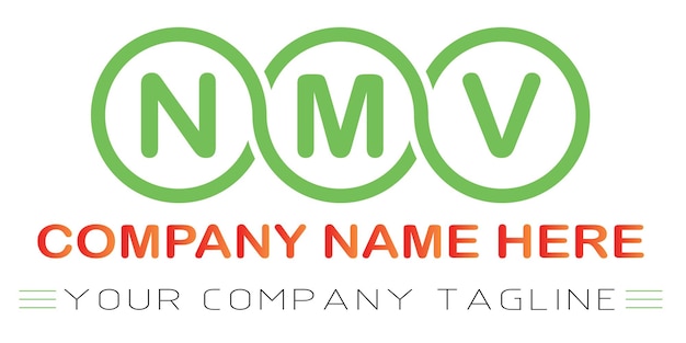 NMV Letter Logo Design