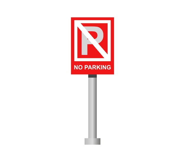 No parking sign